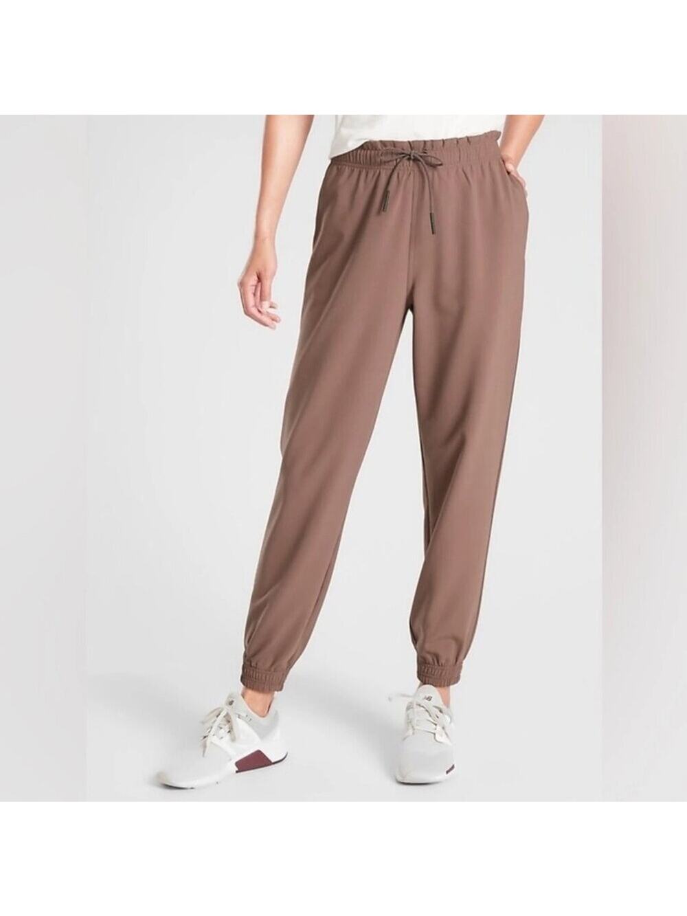 Athleta Jogger Pants Womens Sz 2 Metropolis Mineral Brown